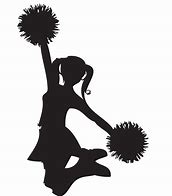 Image result for Cheerleader Silhouette Clip Art Free