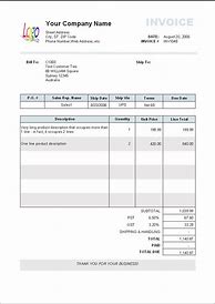 Image result for Free Invoice Templates to Fill in and Print