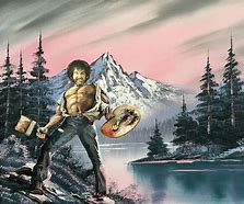 Image result for Bob Ross Painting Funny