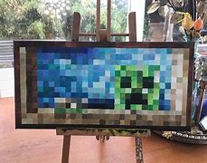 Image result for Minecraft Art Paintings