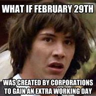 Image result for Leap Year Birthday Meme