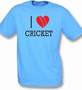 Image result for I Love Cricket T-Shirt
