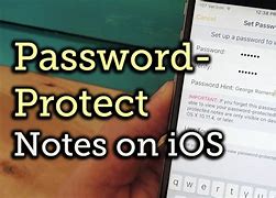 Image result for How to Lock Notes On iPhone