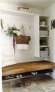 Image result for Small Mudroom Storage Ideas