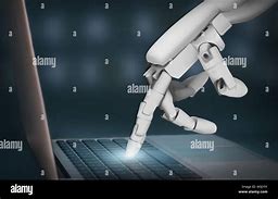 Image result for Robot Typing On Laptop Keyboard
