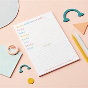 Image result for Weekly Meal Planner Pad