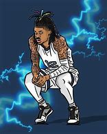 Image result for Barbwiretape NBA Art