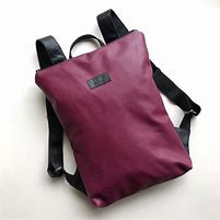 Image result for Purple Leather Backpack