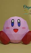 Image result for Kirby Papercraft Print