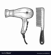 Image result for Hair Dryer Drawing