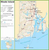 Image result for Map Rhode Island Coastline