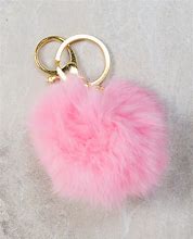 Image result for Fluffy Pink Keychain
