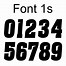 Image result for Race Number Fonts