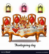 Image result for Thanksgiving Table Clip Art