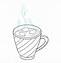 Image result for Hot Chocolate Cup Drawing