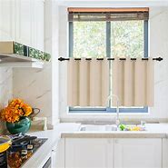 Image result for Grommet Kitchen Curtains