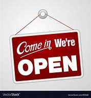 Image result for We Are Open Sign