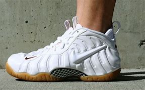 Image result for White Foamposites with Words