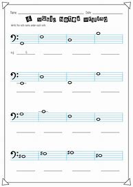 Image result for Music Note Name Worksheets Free