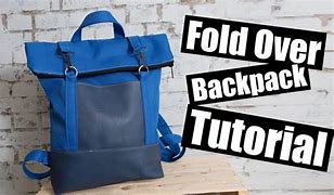 Image result for Fold Up Backpack Travel Pattern
