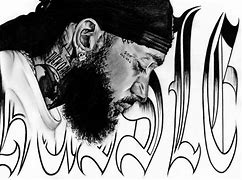 Image result for Man Who Tagged Nipsey Hussle Painting