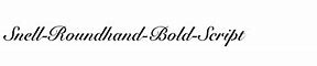 Image result for Snell Roundhand Script Font