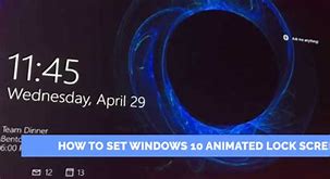Image result for Animated Lock Screen Windows