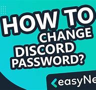 Image result for How to Change Discord Password