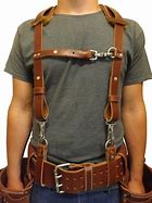 Image result for Leather Work Suspenders
