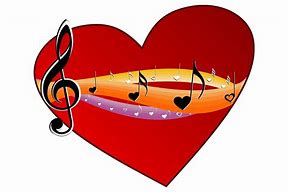 Image result for Music Heart Love Note