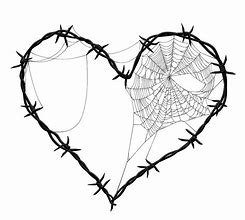 Image result for Broken Hearts Drawings Roses and Barbed Wire