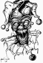 Image result for Demon Clown Drawings