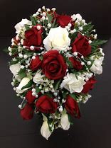 Image result for White and Red Roses Flower Bouquets