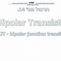 Image result for Bipolar Transistor Characteristics OC