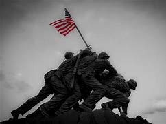 Image result for Marines On Iwo Jima
