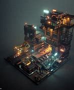 Image result for Warehouse Art Cyberpunk