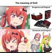 Image result for Anime Dnd Memes
