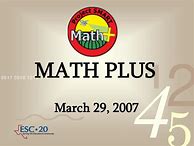 Image result for Math Plus Format