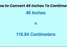 Image result for 46 Inches in Cm