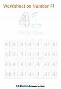 Image result for Printable Birthday Numbers 41