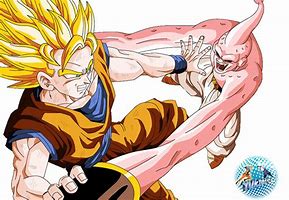 Image result for Dragon Ball Z Goku vs Majin Buu