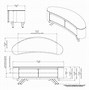 Image result for White Curved TV Unit