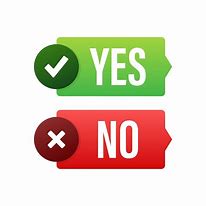 Image result for Yes or No Clip Art