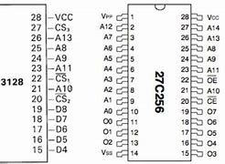 Image result for 27C202 Eprom Pinout