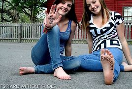 Image result for Kids Girls Barefoot in Pajamas
