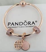 Image result for Rose Gold and Silver Pandora Bracelet