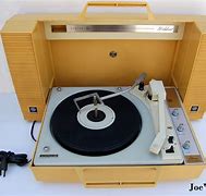 Image result for Vintage General Electric Portable Record Player