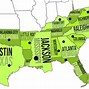 Image result for United States Map Southeast USA