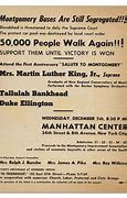 Image result for Montgomery Bus Boycott Flyer