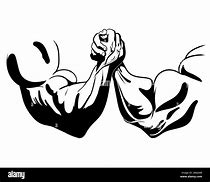 Image result for Black and White Arm Wrestling Awesome